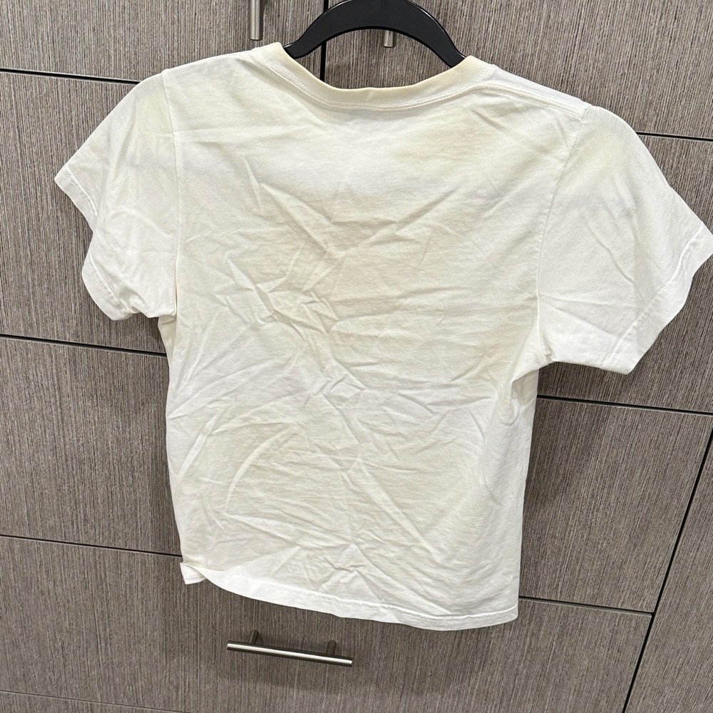 Balenciaga Ivory Logo Tee “Authentic” - Picture 4 of 5